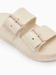 AllSaints White Sian Eva Sandals - Image 2 of 5