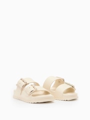 AllSaints White Sian Eva Sandals - Image 3 of 5