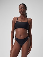 Speedo Black Solid Racerback Bikini Top - Image 1 of 4