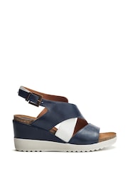 Moda in Pelle Kalina Multi Strap Wedges - Image 1 of 4