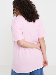 Simply Be White 2 Pack of Graphic T-Shirt - Image 6 of 7