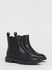 Simply Be Black Extra Wide Fit Classic Chelsea Boots - Image 1 of 4