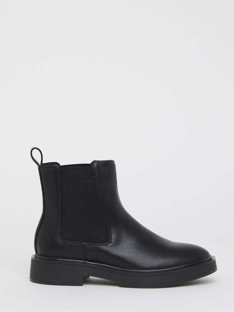 Simply Be Black Extra Wide Fit Classic Chelsea Boots - Image 2 of 4