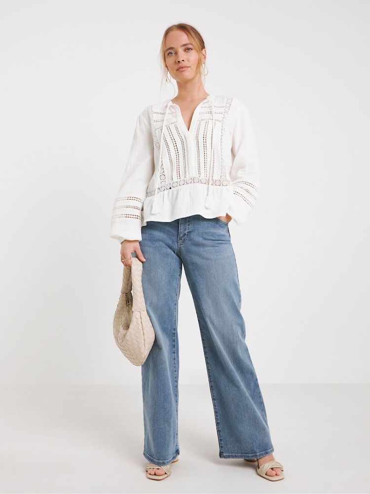 Simply Be Brown Oversized Herringbone Shirt - Image 4 of 4 Simply Be Brown Oversized Herringbone Shirt - Image 4 of 4