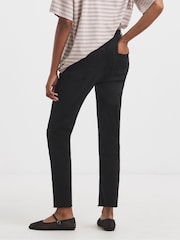 Simply Be Black Authentic Finish Ankle Grazer Jeans - Image 2 of 4