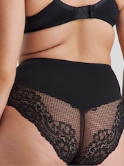 Simply Be Black Magisculpt Lace Tummy Tamer Knickers 3 Pack - Image 3 of 5