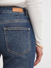 JD Williams Blue Relaxed Authentic Straight Leg Jeans - Image 3 of 4