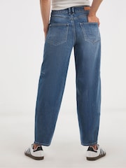 JD Williams Blue Authentic Barrel Leg Jeans - Image 3 of 4