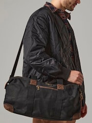Koko Blossom Personalised Waxed Canvas Holdall - Image 1 of 4