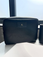 Koko Blossom Personalised Leather Wash Bag - Image 1 of 4