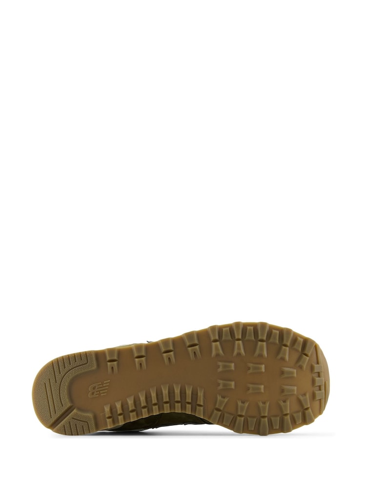 New Balance Green 574 Trainers - Image 10 of 10