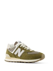 New Balance Green 574 Trainers - Image 3 of 10