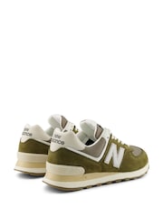 New Balance Green 574 Trainers - Image 6 of 10