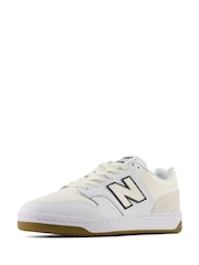 New Balance White/Green 480 Trainers - Image 7 of 12