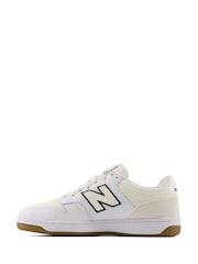 New Balance White/Green 480 Trainers - Image 8 of 12