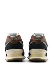New Balance Black 574 Trainers - Image 9 of 11