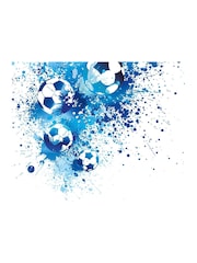 Origin Murals Pink Girls Playing Football 3.5M x 2.8M Wall Mural - Image 2 of 3