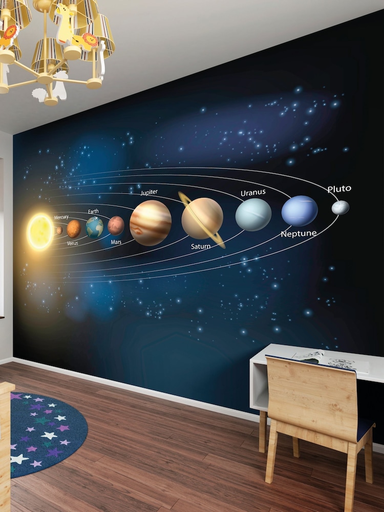 Origin Murals Multi Planets 3.5M x 2.8M Wall Mural - Image 1 of 2