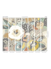 Origin Murals Grey Abstract Floral 3.5M x 2.8M Wall Mural - Image 3 of 3
