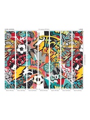Origin Murals Red Sports Graffiti 3.5M x 2.8M Wall Mural - Image 3 of 3