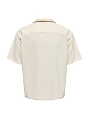 Only & Sons White Floral Print Resort Shirt - Image 2 of 2