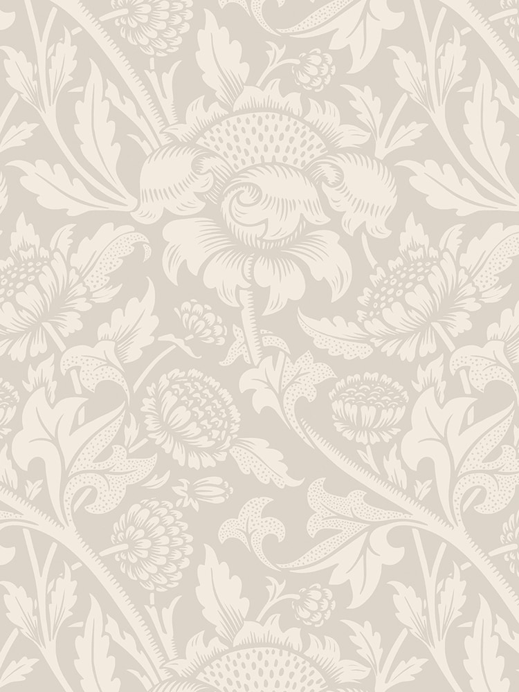 Hoopla Walls Stone Damask Trail A4 Wallpaper Sample - Image 1 of 1