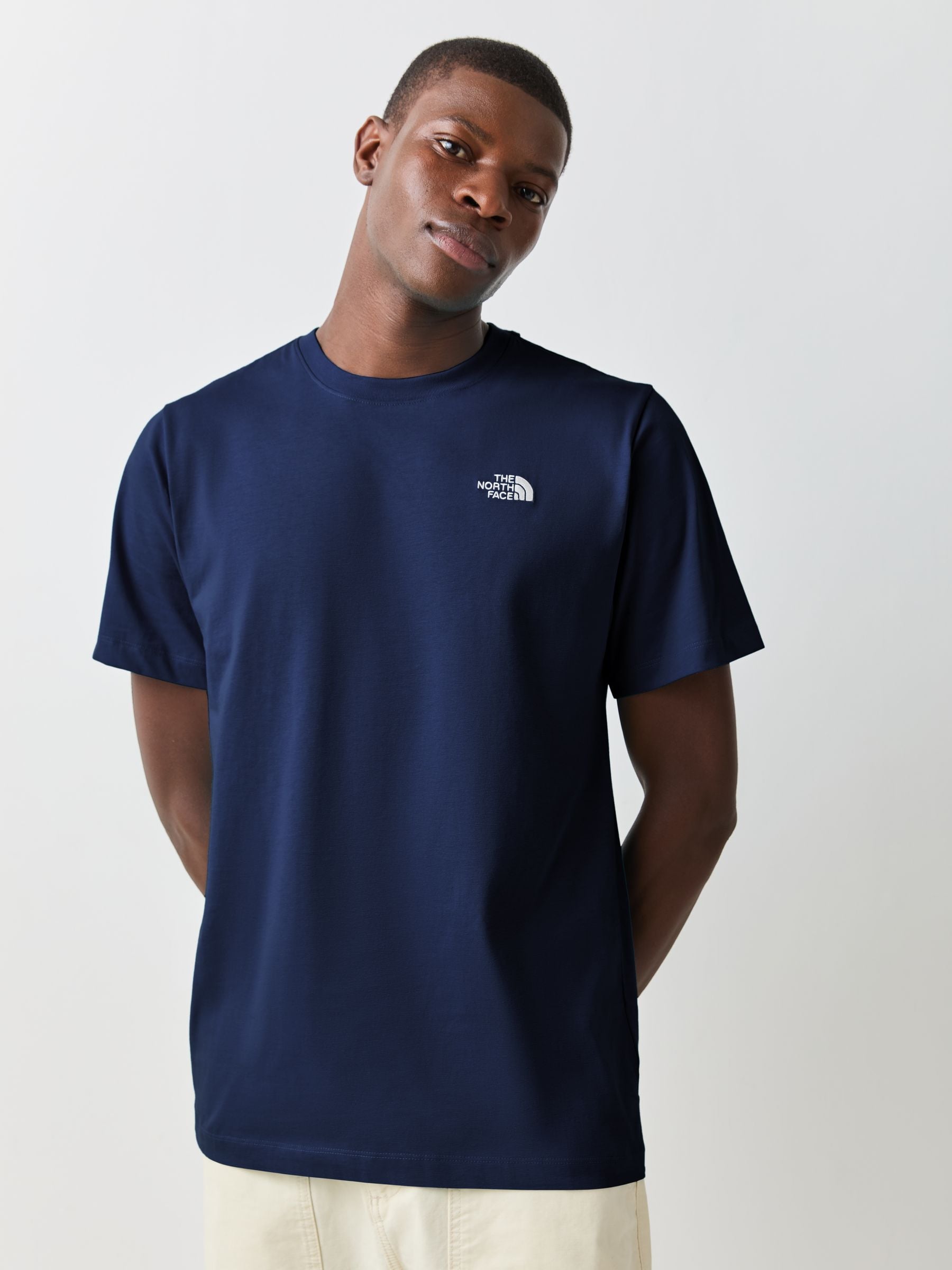 Buy The North Face Navy Blue Simple Dome T-Shirt from Next Thailand