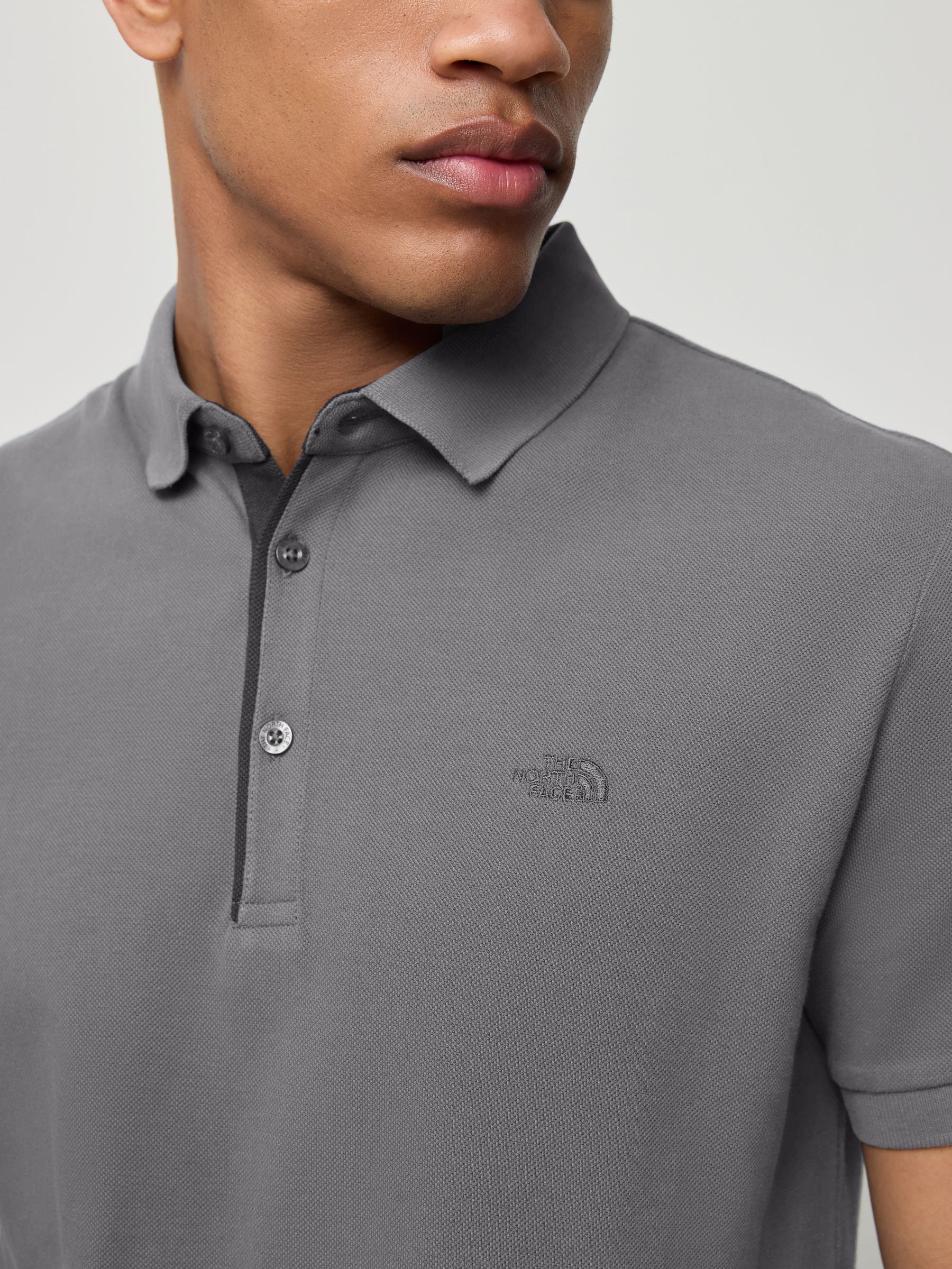 Buy The North Face Grey Premium Pique Polo Shirt from the Next UK