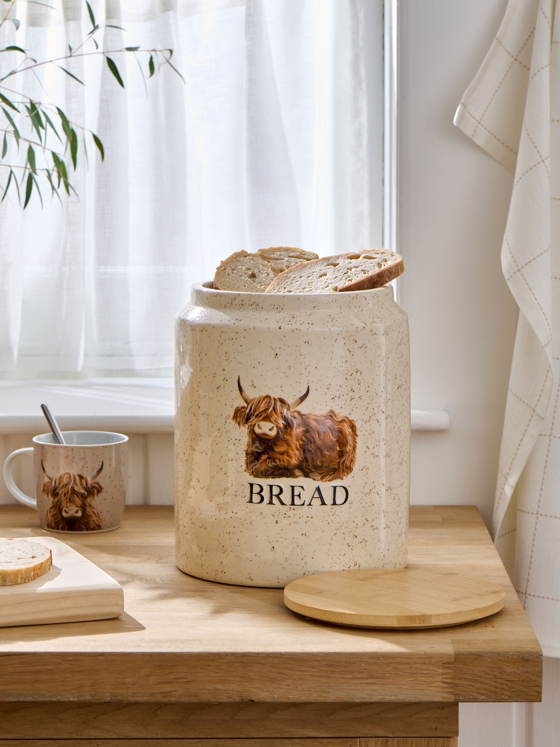 Buy Natural Hamish The Highland Cow Bread Bin from the Next UK online shop