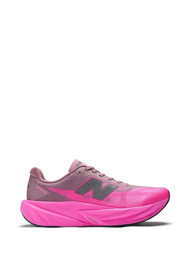 New Balance Pink Rebel v5 Running Trainers - Image 1 of 10