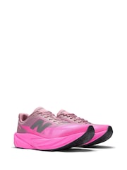 New Balance Pink Rebel v5 Running Trainers - Image 5 of 10