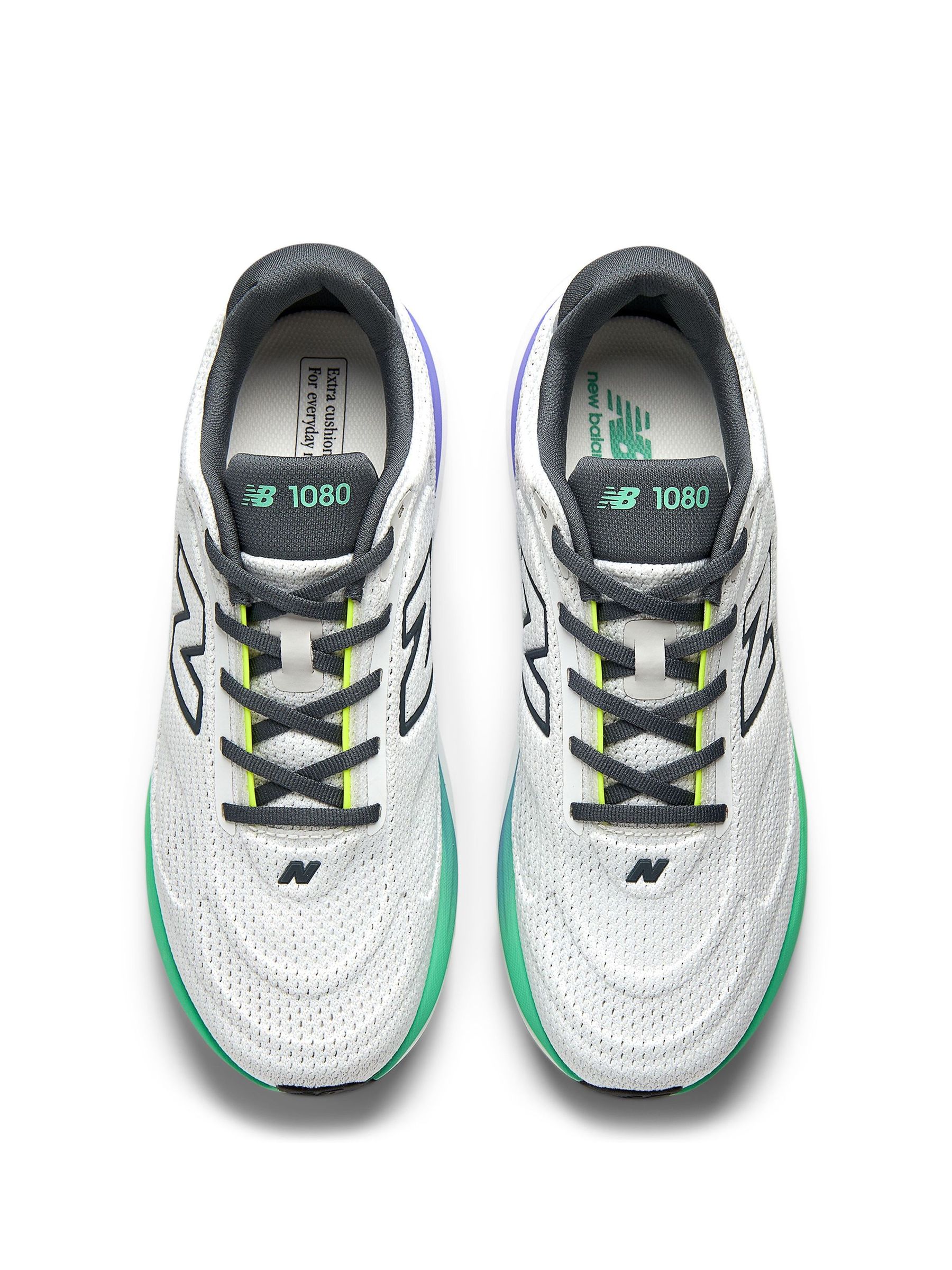 Buy New Balance White 1080 V15 Running Trainers from Next Romania