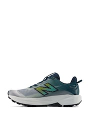 New Balance White/Aqua Rebel Trail Trainers - Image 2 of 8
