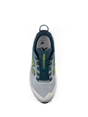 New Balance White/Aqua Rebel Trail Trainers - Image 7 of 8