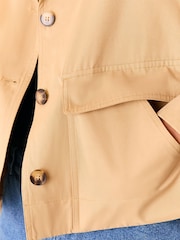 Whistles Petite Short Cotton Trench Jacket - Imagem 4 de 5
