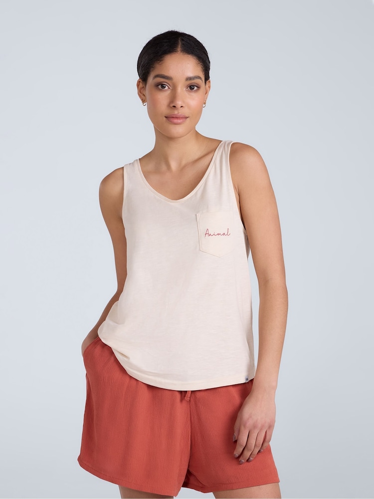 Animal White Womens Sophie Vest - Image 1 of 4 Animal White Womens Sophie Vest - Image 1 of 4