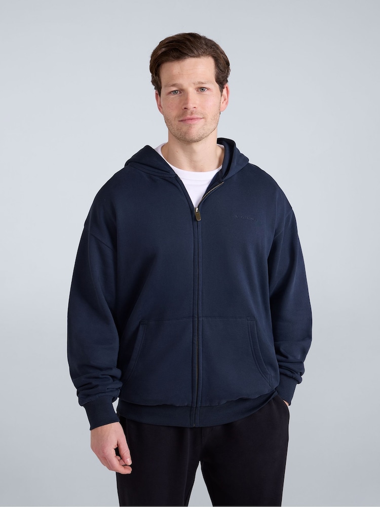 Animal Mens Icon Logo Zip Through Hoodie - Imagem 1 de 8