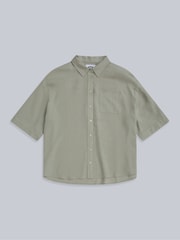 Animal Green Womens Nova Linen Shirt - Image 5 of 9