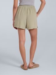 Animal Green Womens Nova Linen Shorts - Image 2 of 7