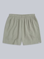 Animal Green Womens Nova Linen Shorts - Image 5 of 7