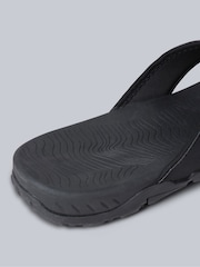 Animal Black Mens Fader Flip Flops - Image 3 of 5