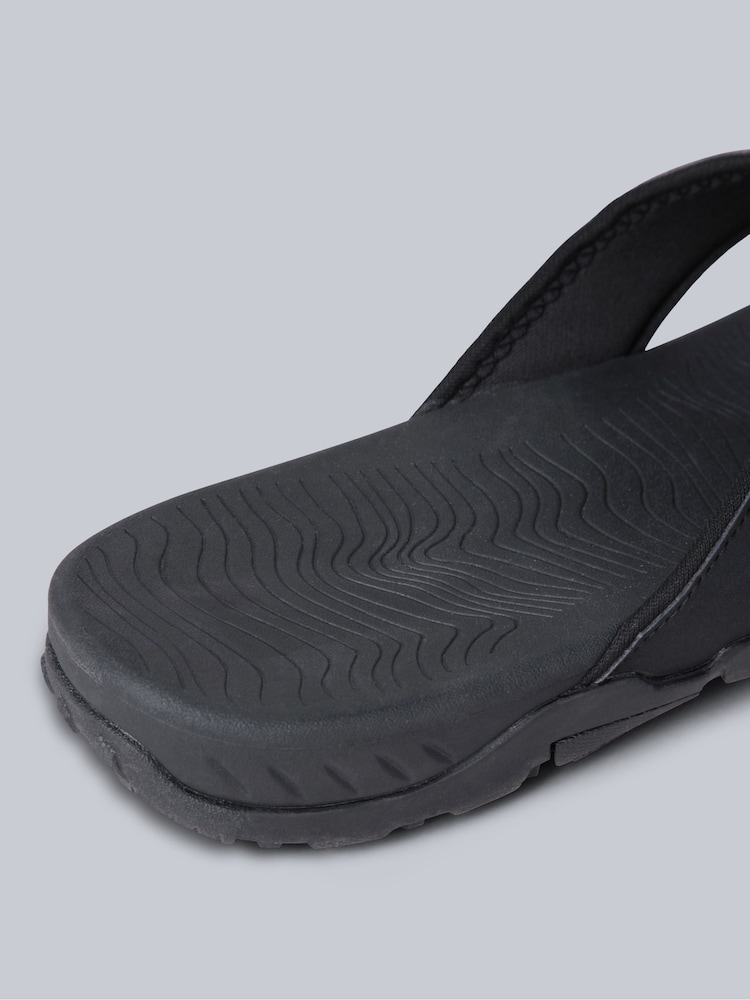 Buy Animal Black Mens Fader Flip Flops from Next Oman