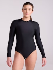 Mountain Warehouse Black Womens Sydney Long Sleeve Swim Suit - Image 1 of 10