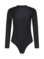 Mountain Warehouse Black Womens Sydney Long Sleeve Swim Suit - Image 5 of 10