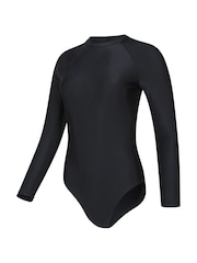 Mountain Warehouse Black Womens Sydney Long Sleeve Swim Suit - Image 8 of 10