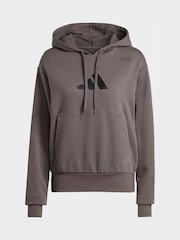 adidas Brown Category Training Graphic Hoodie - Image 6 of 6