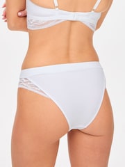 KBX White Charlotte Brushed Soft Non Pad Bra - Image 2 of 7