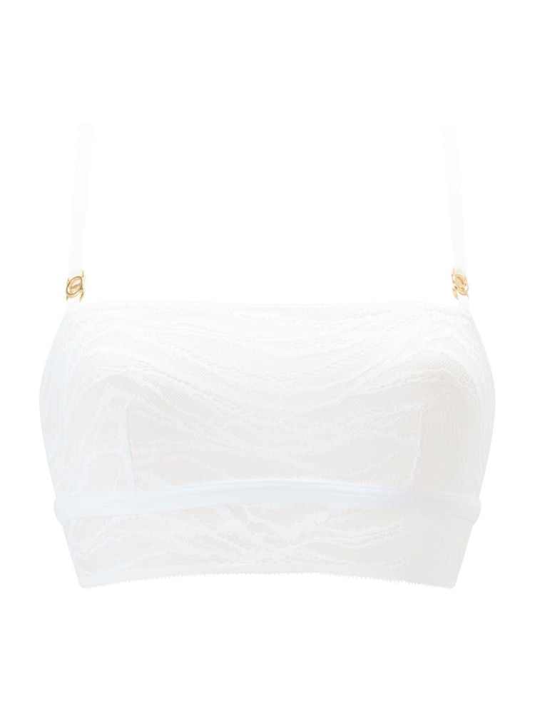 KBX White Charlotte Brushed Soft Non Pad Bra - Image 7 of 7