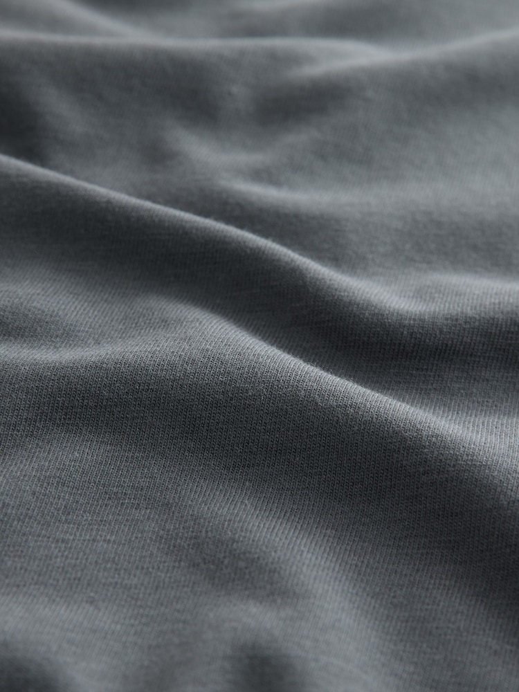 Grey Muscle Fit Essential Crew Neck T-Shirt - Image 3 of 3 Grey Muscle Fit Essential Crew Neck T-Shirt - Image 3 of 3