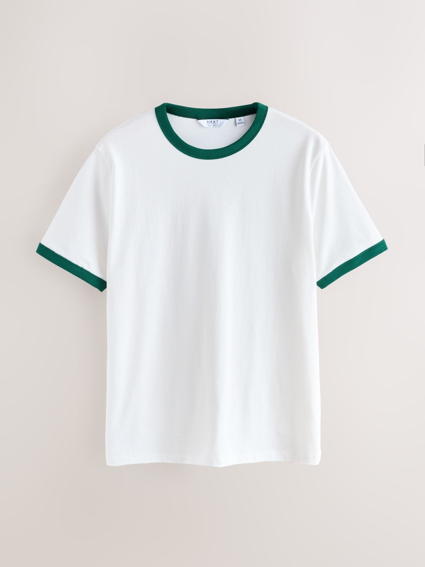 Buy Navy/White/Neutral Stone 3 Pack Slim Fit Ringer T-Shirt from